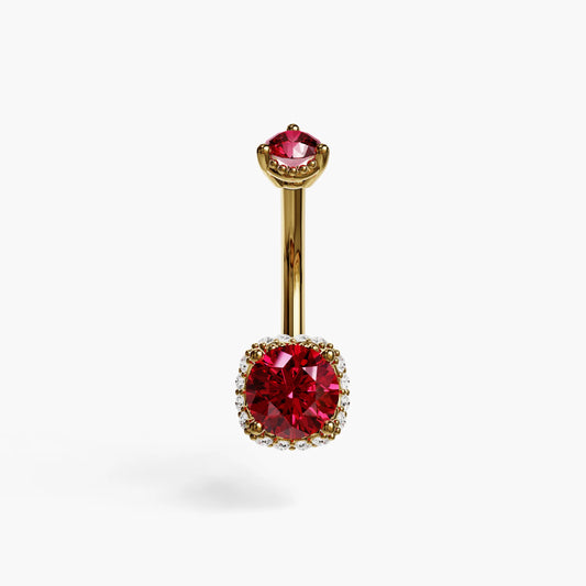 La Femme Cherry 1.1 ct. Belly Ring