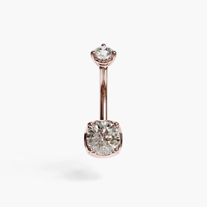 La Femme Orb 1.1 ct. Diamond Belly Ring