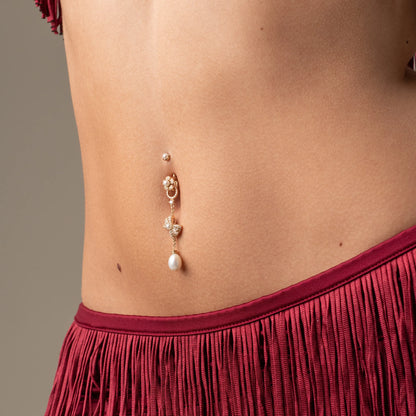 Lover's Bow Charm White Gold