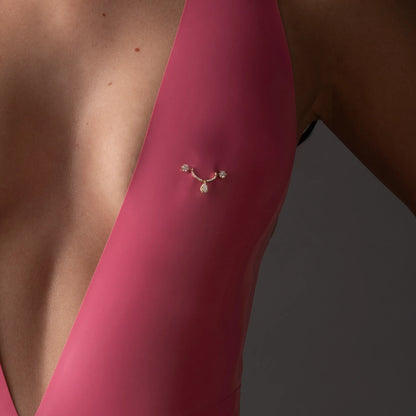 La Lune Reine Nipple Barbell