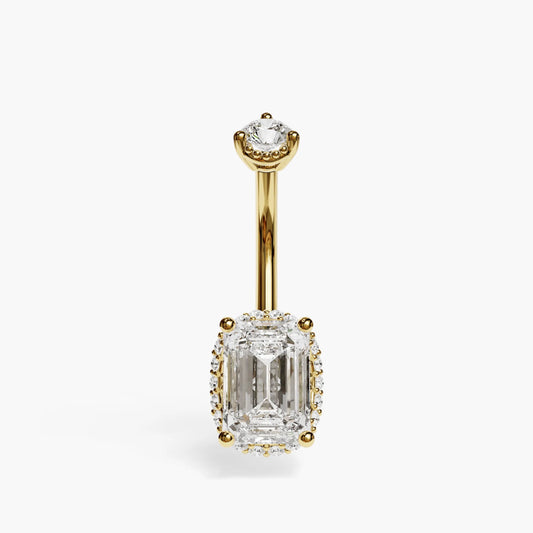 La Femme Emerald Pavé 1.1 ct. Lab Diamond Belly Ring