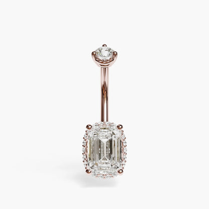 La Femme Emerald Pavé 1.1 ct. Lab Diamond Belly Ring