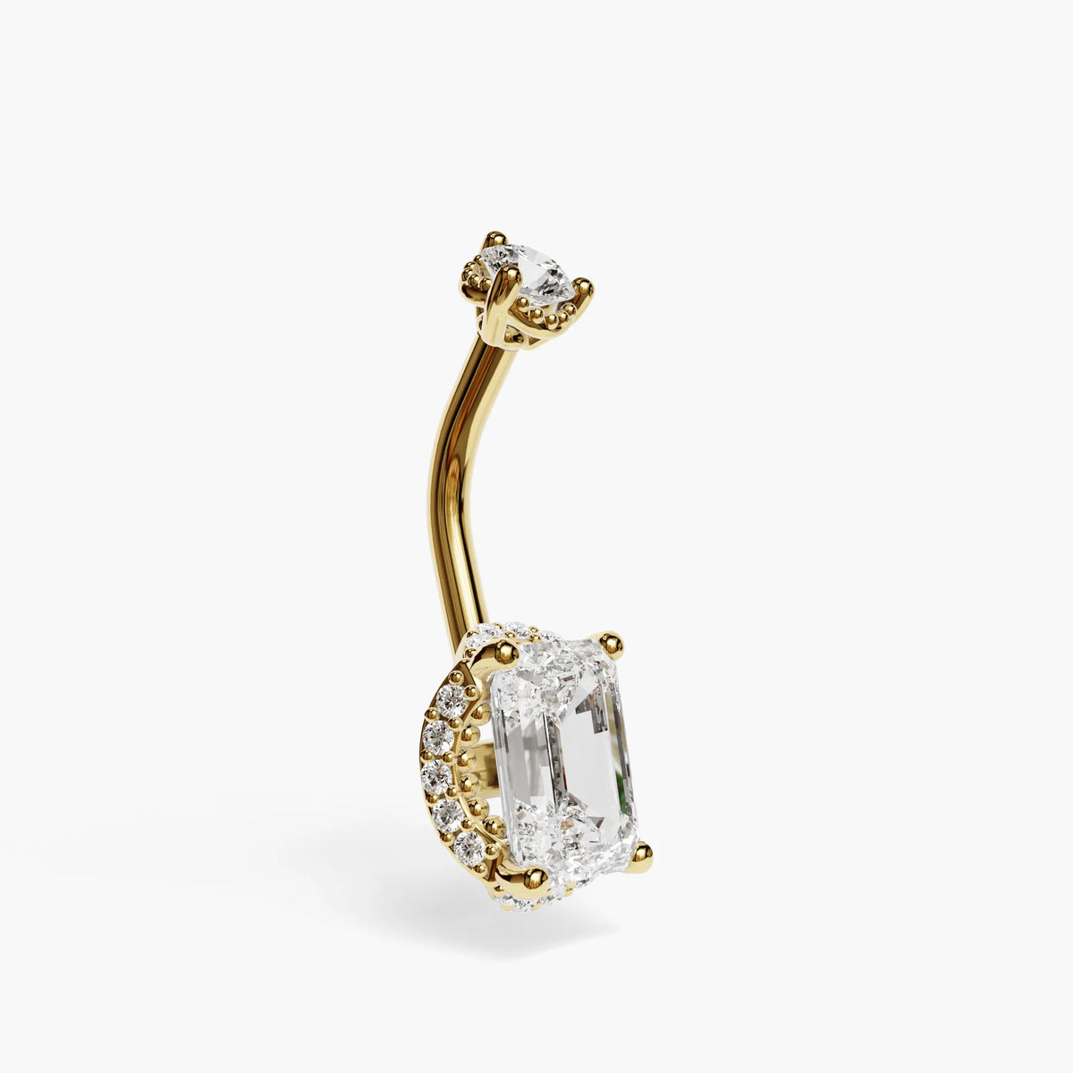 La Femme Emerald Pavé 1.1 ct. Lab Diamond Belly Ring