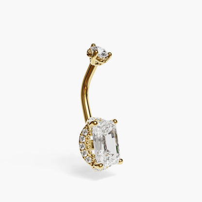 La Femme Emerald Pavé 1.1 ct. Lab Diamond Belly Ring