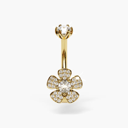 Wildflower Lab Diamond Dome Belly Ring
