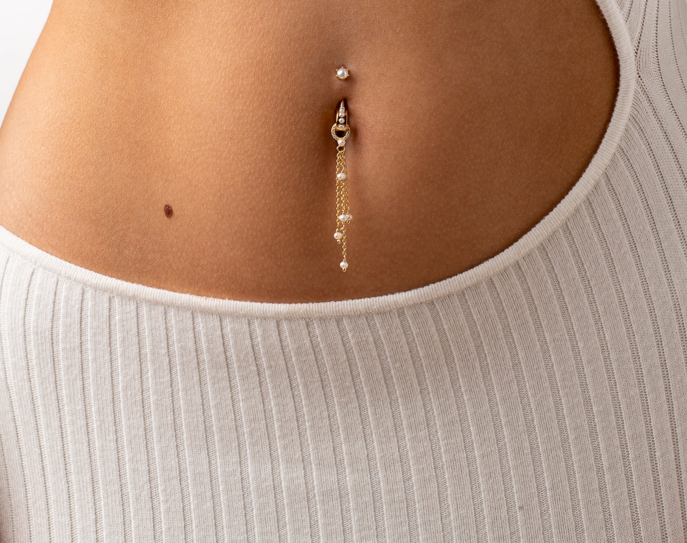 Navel necklace on sale