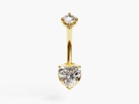 La Femme Heart 0.5 ct. Diamond Belly Ring