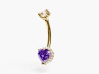 La Femme Royale Pavé 1.0 ct. Belly Ring