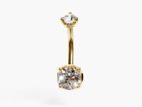 La Femme Orb 0.8 ct. Diamond Belly Ring