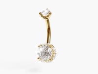 La Femme Orb Pavé 1.1 ct. Diamond Belly Ring