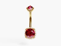 La Femme Cherry 1.1 ct. Belly Ring