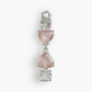 XTRA 'Heart' Gemstone Charm Silver - Jolie Co Jewelry