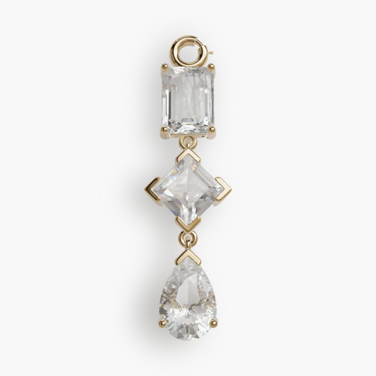 XTRA 'Emerald' Gemstone Charm - Jolie Co Jewelry